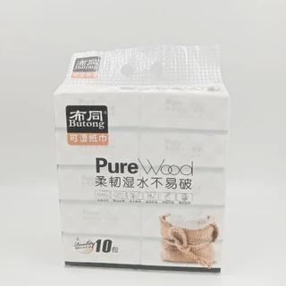 (ทิชชู่แพ็ค10ห่อ) กระดาษทิชชู่ แผ่นหนา5ชั้น ขนาด 300แผ่น ทิชชู่แผ่นแบบดึง เนื้อเหนียวนุ่ม ไม่ยุยง่าย กระดาษเช็ดหน้าเช็ดม