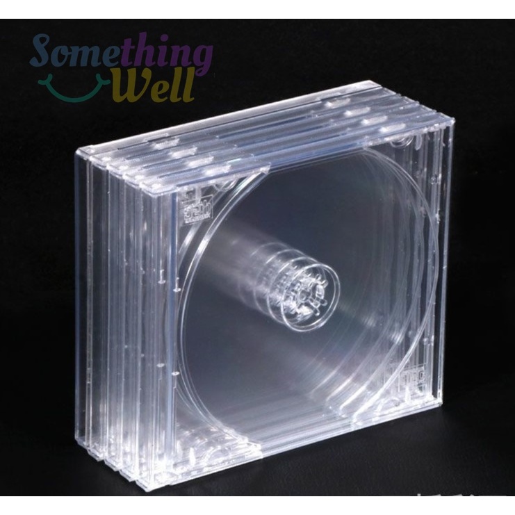 กล่องใส่แผ่นCDและDVD (แบบตกแตก) SET 5/10แผ่น รุ่นหนา 1 CM