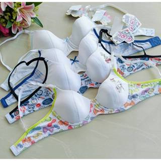 Jintana บราเด็กวัยทีน มีโครง ฟองบาง ป้ายห้อยครบ