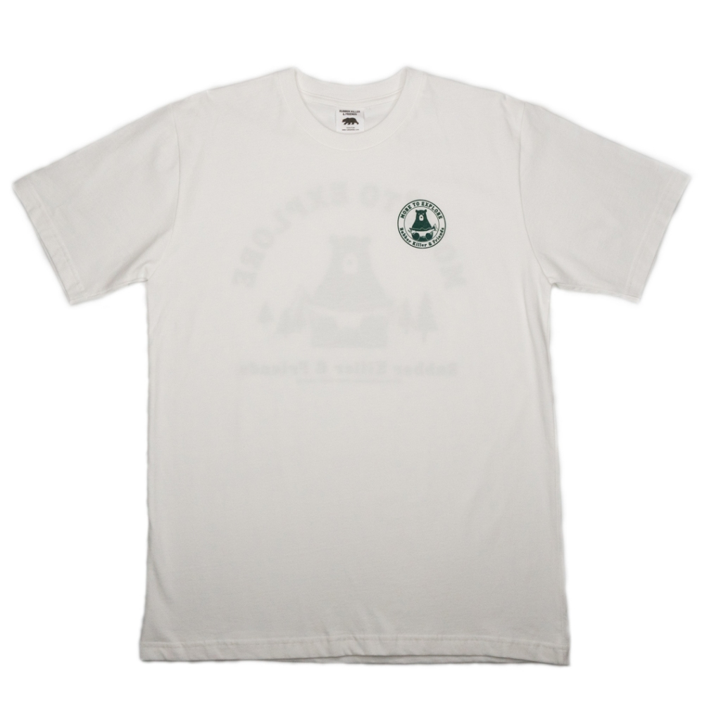 Rubber Killer - BEAR & FISH T-SHIRT - White - 100370004