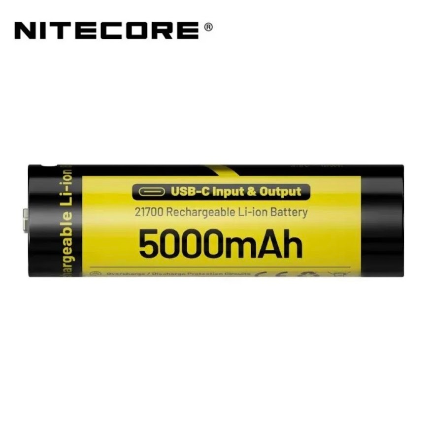 พร้อมส่ง ของแท้100%  NITECORE NL2150RX 5000mAh USB-C ชาร์จ 21700 แบตเตอรี่