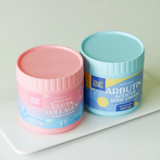 <แพคคู่ ครีมทาผิว> มิสบาร์บี้ (คู่ =กลูต้า 1 กป +อาร์บูติน 1 กป) ครีมบำรุงผิว ฟื้นฟูผิวได้ล้ำลึก ผิวใส