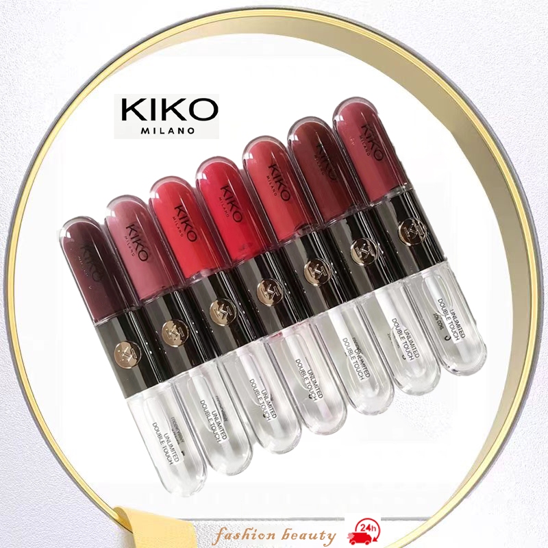 KIKO MILANO Unlimited Double Touch ลิปสติกเนื้อแมทติดทนนาน 6 Ml Lipstick ติดทนนาน คิโกะ มิลาโน