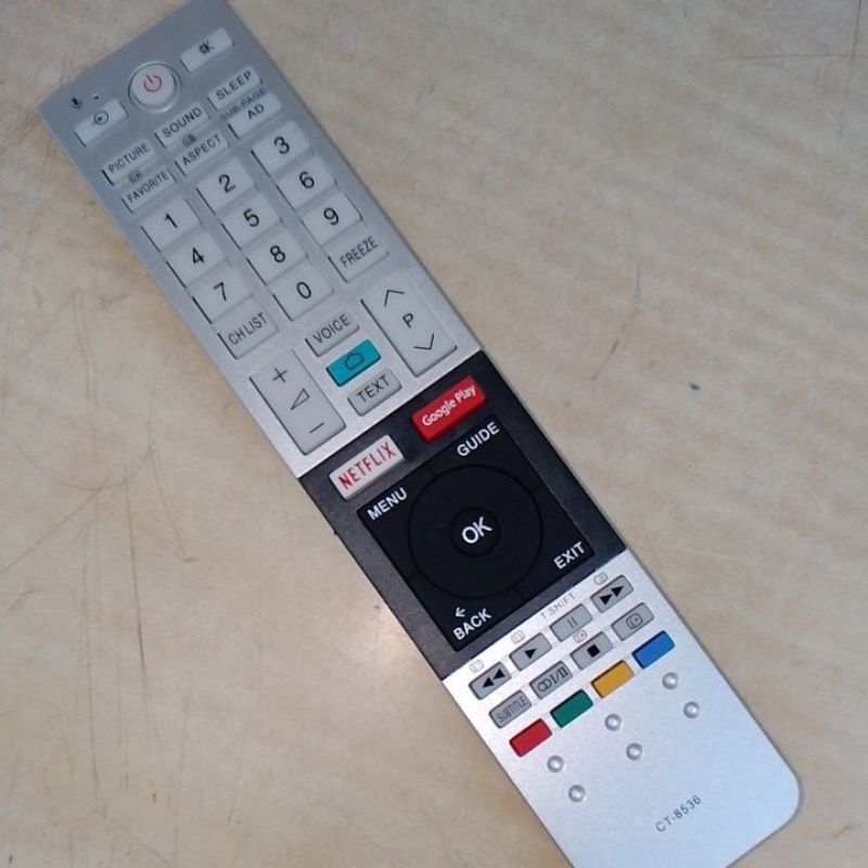 Remote สำหรับ Smart TV Android Toshiba รุ่น CT-8536