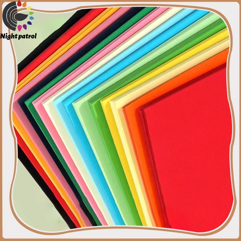(ขั้นต่ำ 5 แผ่น) กระดาษสี 100 ปอนด์ กระดาษสีอเนกประสงค์ A4 มี หนา 220 แกรม