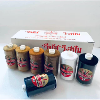 Venus ด้ายยีนส์ วีนัส เบอร์30/3 เส้นใหญ่ หลอดเล็ก 400 เมตร ราคาต่อหลอด