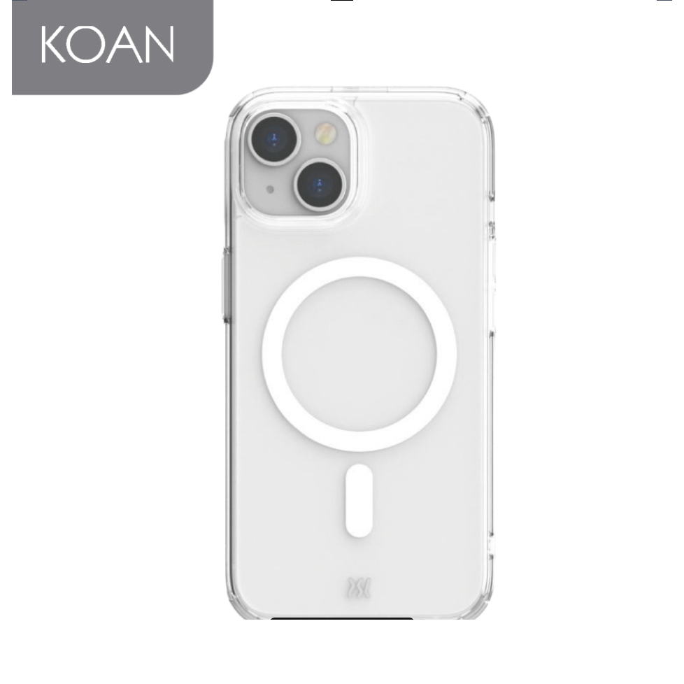 เคสมือถือ POWER SUPPORT Air Jacket Mag Hybrid Case for iP 15/15 Pro/15 Pro Max - Clear