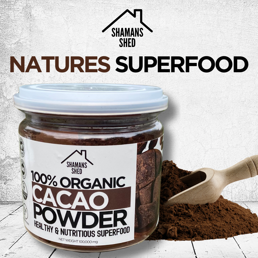 Raw Cacao Powder - 100% Organic - Sugar-Free - Antioxidant-Rich Superfood - ผงโกโก้
