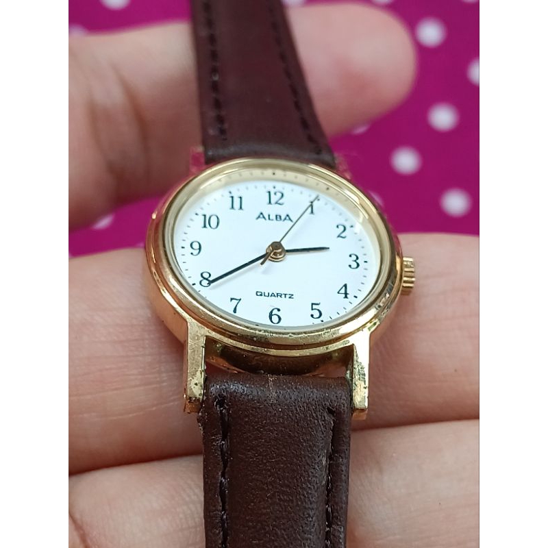 นาฬิกามือสอง สุภาพสตรี น่ารัก Alba Lady Watch