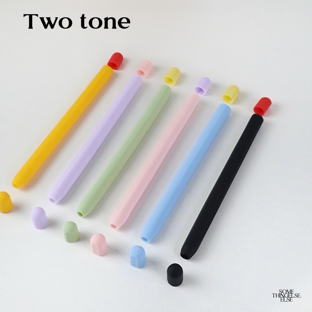 (ลด 100 สั่งผ่าน video) เคสปากกาไอแพด Gen 2 และ Pro รุ่น Two tone apple pencil case
