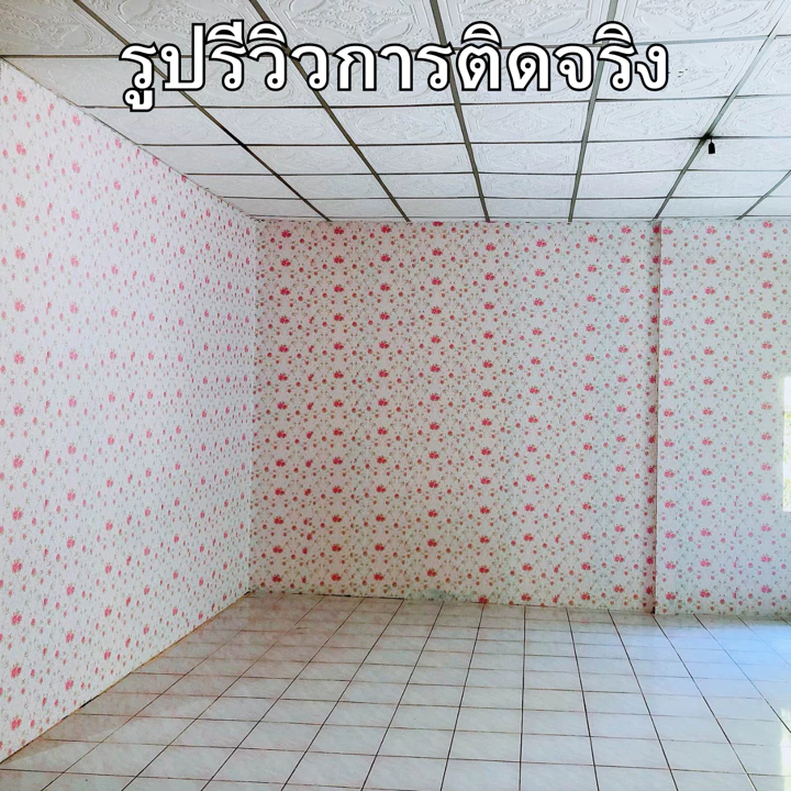 สติ๊กเกอร์วอลเปเปอร์ 0.45x10m มีกาว กันน้ำ ตกแต่งห้อง thumbnail 9