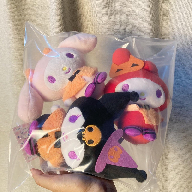 ( New 🌟 พร้อมส่ง ) ตุ๊กตาฮาโลวีน Halloween sario mymelody kuromi collection SET ลิขสิทธิ์แท้ From Ja