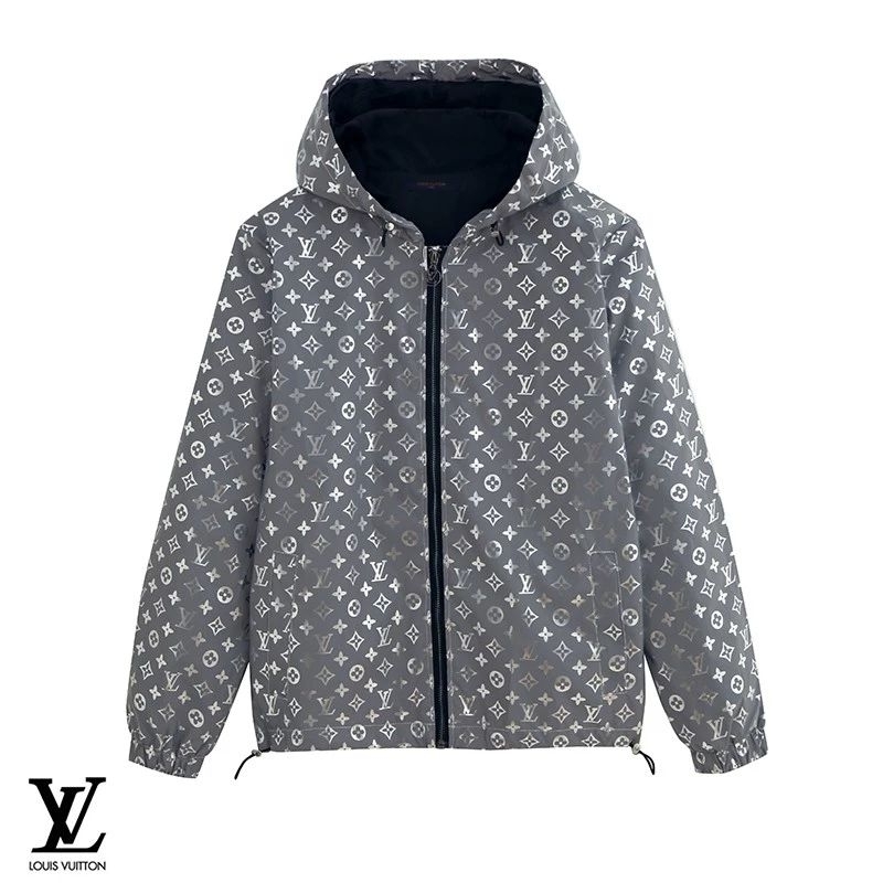 เสื้อคลุมLVงานฮ่องกง ใส่กันลมกันฝนกันหนาว สีบรอนส์เงินสะท้อนแสง