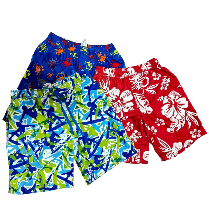 กางเกงเด็ก กางเกงไปทะเล [LL.Bean] Quick dry รุ่น Boy's Beansport swim shorts, Print เบาสบาย ระบายอาก