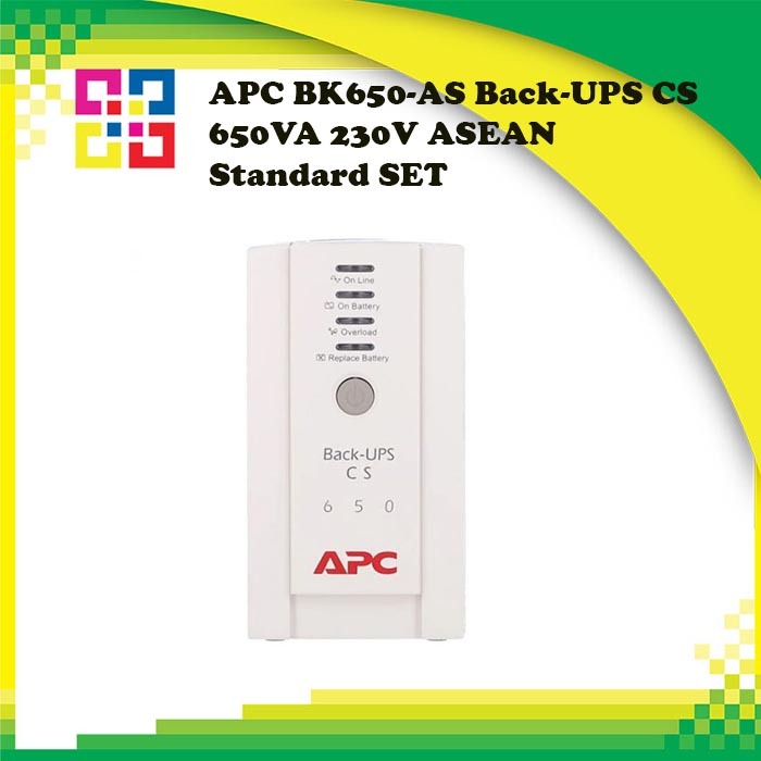 APC BK650-AS Back-UPS CS 650VA 230V ASEAN Standard SET