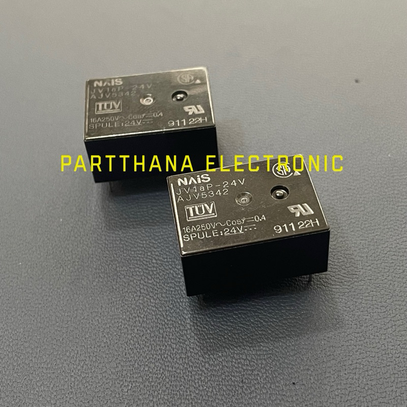 JV1aP-24V RELAY 24VDC   4ขา พร้อมส่งในไทย