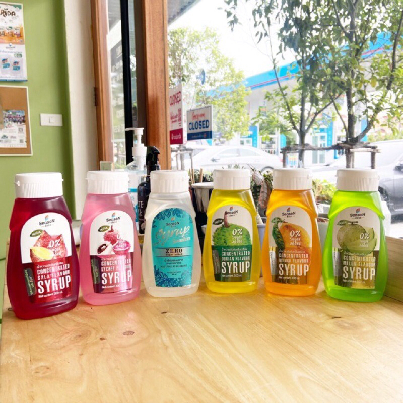 Saleปิดร้าน Syrup 0 kcal ไซรัป สีสรร น้ำเชื่อมเข้มข้น ไม่มีน้ำตาล 0 เบาหวานทานได้ แคลอรี่ ไม่อ้วน น้ำหวาน 0 แคล