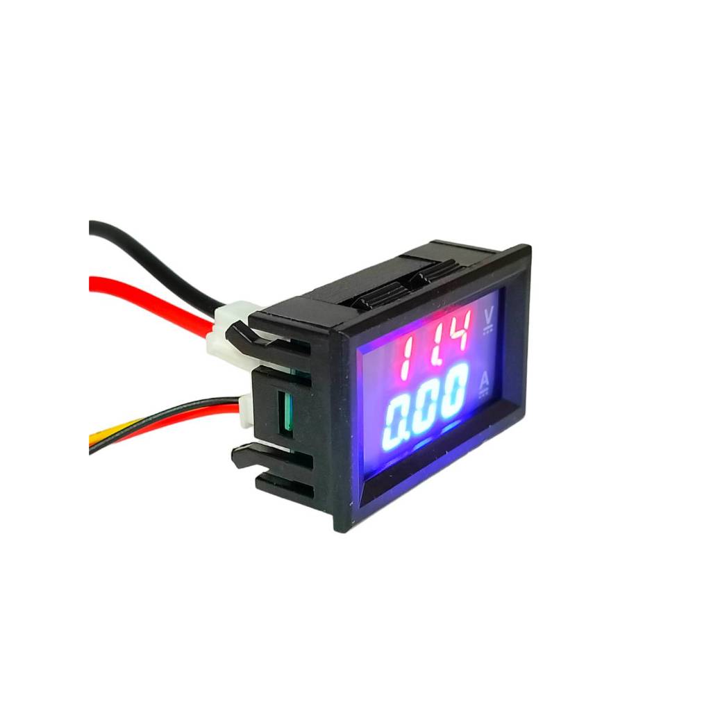 ดิจิตอล โวลต์แอมป์ มิเตอร์ เครื่องวัดโวลต์แอมป์มิเตอร์ DC 0-100V 10A ราคา ถูกที่สุด ดีลบีเคเค แกลเลอรีภาพที่ 7