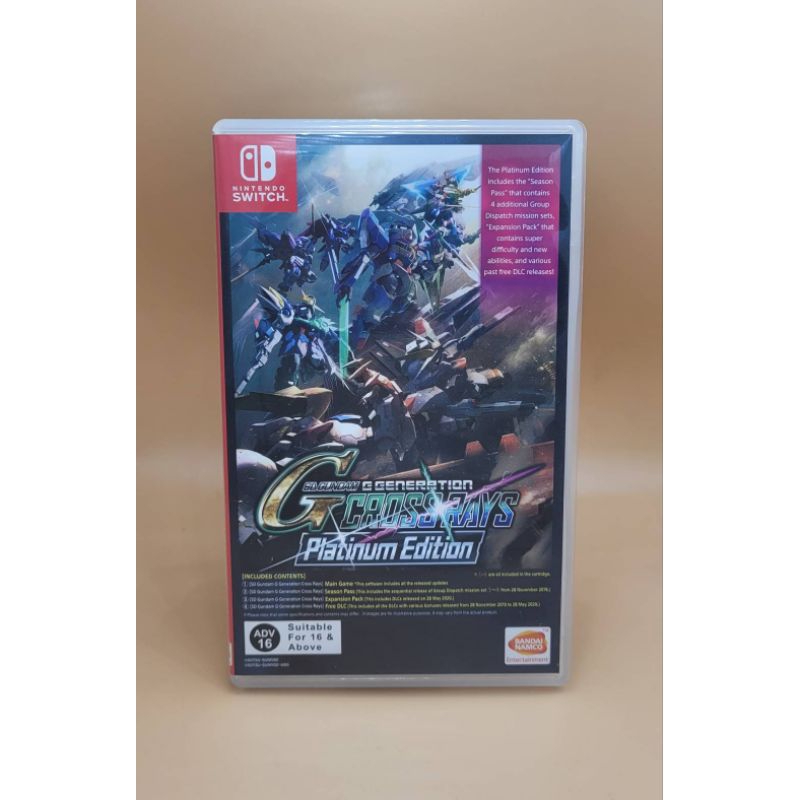 (มือสอง) มือ2 เกม Nintendo Switch : SD Gundam G Generation G Crossrays Platinum Edition ภาษาอังกฤษ #Nintendo Switch