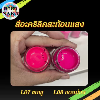 สีสะท้อนแสง ขนาด 15ml/30ml/60ml (1 ขวด) ยี่ห้อ NAKA(นาคา)