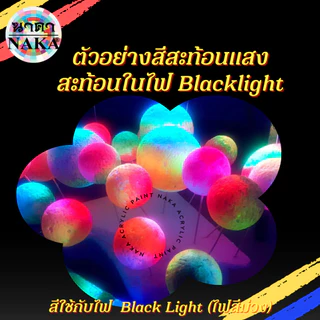 สีสะท้อนแสง ขนาด 15ml/30ml/60ml (1 ขวด) ยี่ห้อ NAKA(นาคา)