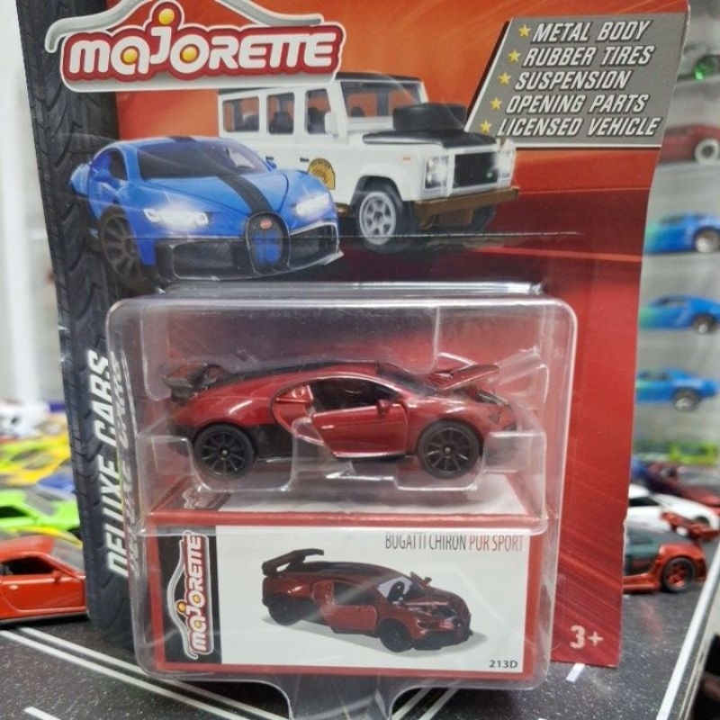Majorette รถโมเดล BUGATTI CHIRON Pur Sport สีแดง