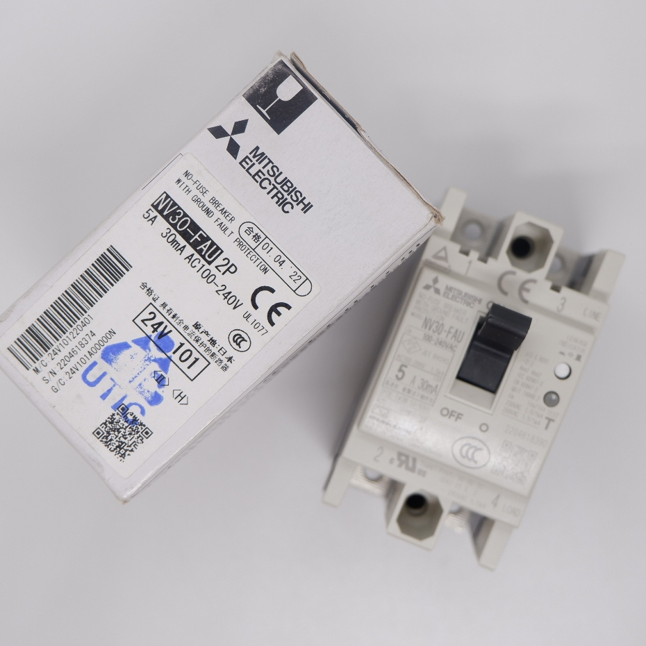 NV30-FAU 30mA 2P 5A Mitsubishi Leakage protection Circuit breaker MCCB