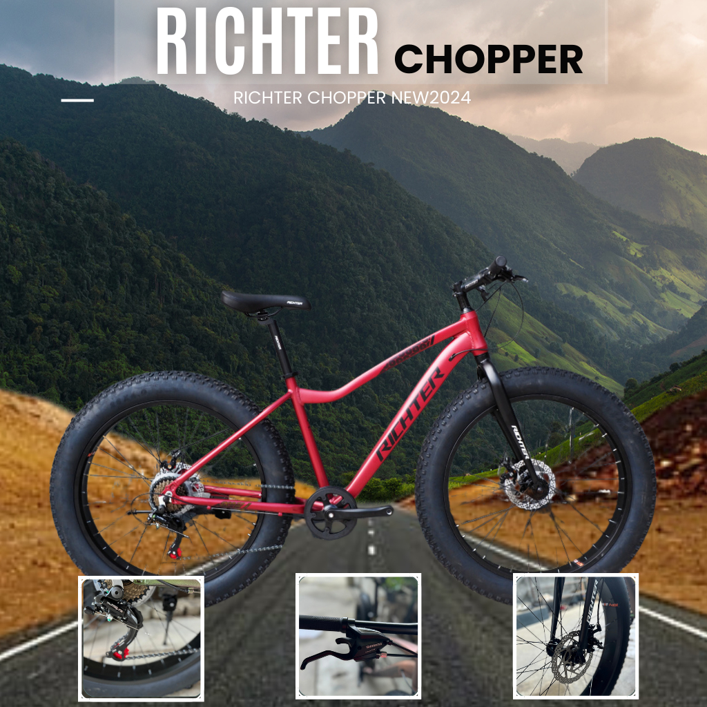 จักรยานล้อโต RICHTER รุ่น CHOPPER ล้อ 26 นิ้ว