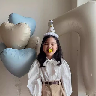 [พร้อมส่ง] ลูกโป่งฟอยล์ ลูกโป่งฟอยล์ตัวเลข ลูกโป่งฟอยล์สีครีมเบจ สีใหม่ ขนาด 32 และ 40 นิ้ว