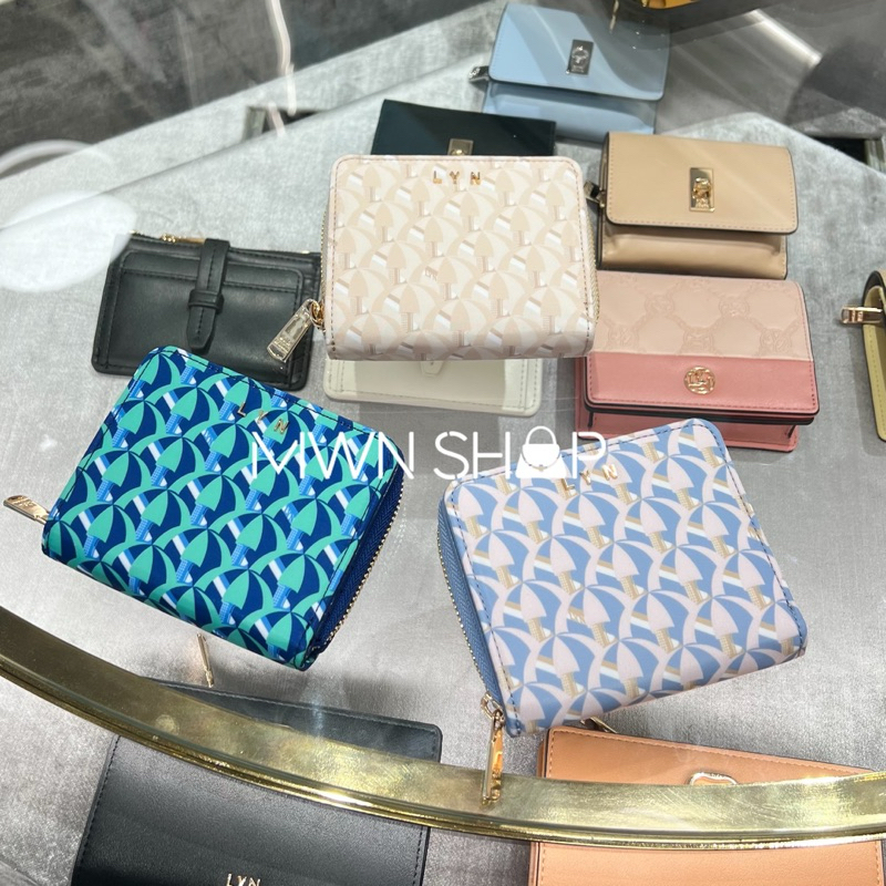 Lyn มีโค้ดลด30% New Collection Solana Short Wallet กระเป๋าสตางค์ใบสั้น ของแท้จากชอป