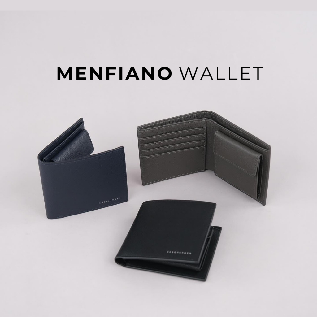(ใส่โค้ด:20XTRA2Xลด138.-) Menfiano Wallet กระเป๋าสตางค์ผู้ชาย หนังกันรอย [พร้อมกล่อง]