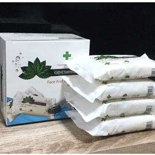 สบู่ชาร์โคล จีดีโซพ 4ก้อน (150กรัม/ก้อน) สบู่ชาโคล สบู่ถ่าน จากเกาหลี หอมอ่อนๆ เนื้อแน่น