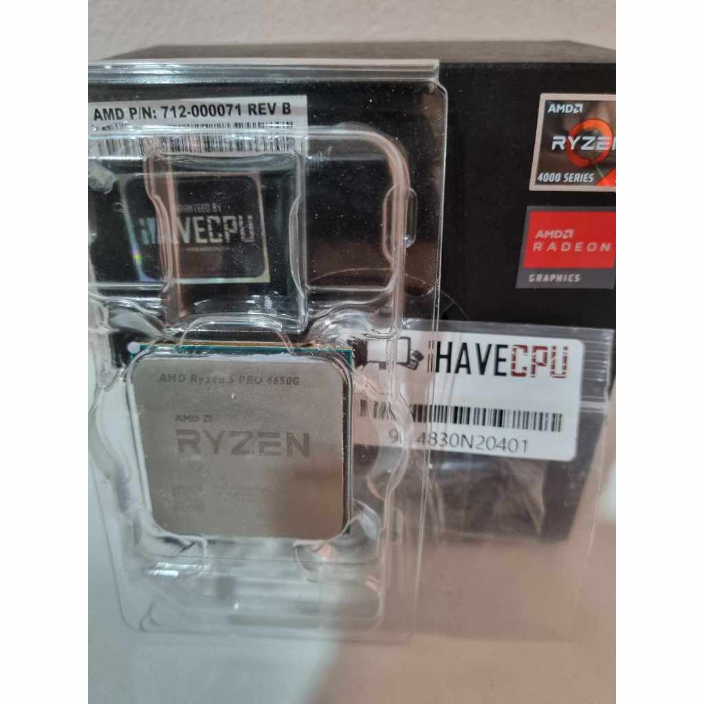 CPU ซีพียู AMD ryzen 5 4650g  มือสอง