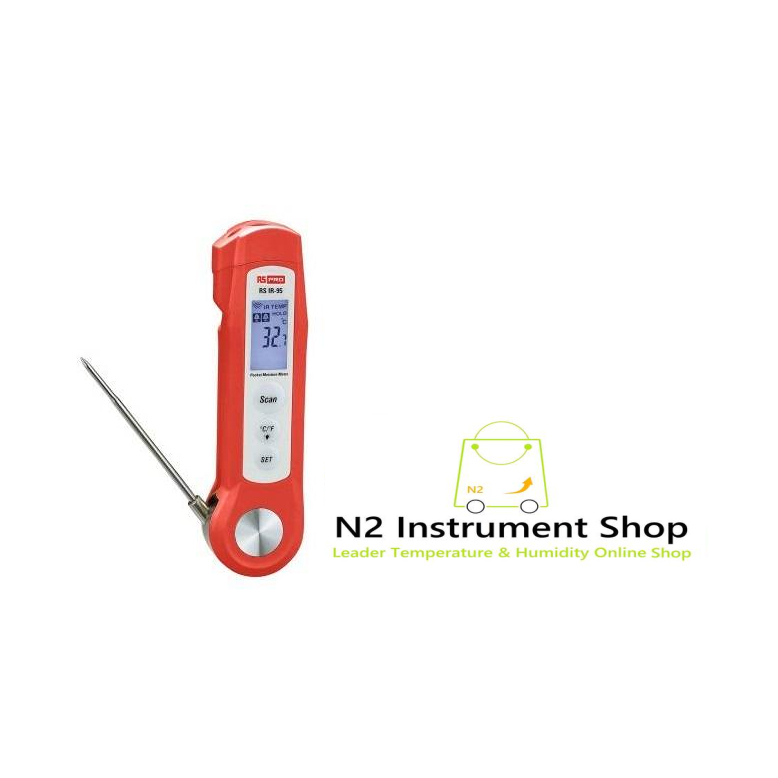 Food Safety Infrared Thermometer with Probe RS PRO RSIR-95