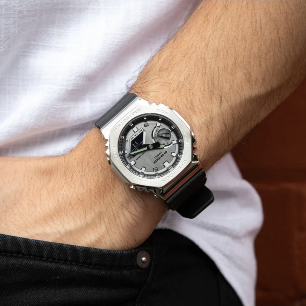 นาฬิกาดีไซค์หรู ดูเท่ ใส่ทำงาน แบบแฟชั่น พร้อมส่ง GM-2100-1A