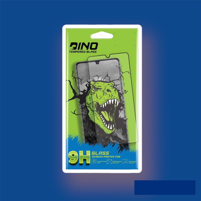 ฟิล์มกระจกเต็มจอ Vivo y91,  y91i  y93  y95 สีดำ ฟิลม์กระจกวีโว่ วิโว่ แบบเต็มจอ ฟิล์มกระจก Dino Temp