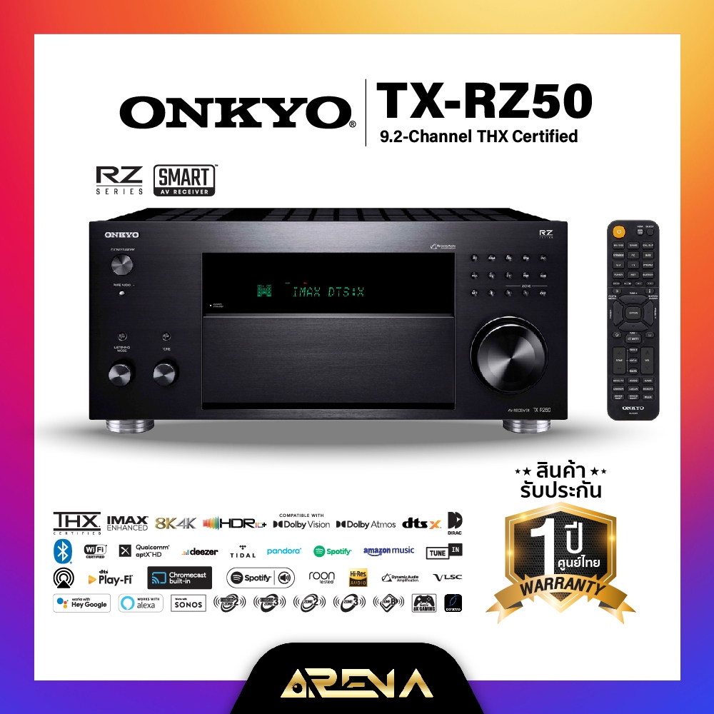 ONKYO : TX-RZ50 9.2-Channel THX Certified AV Receiver