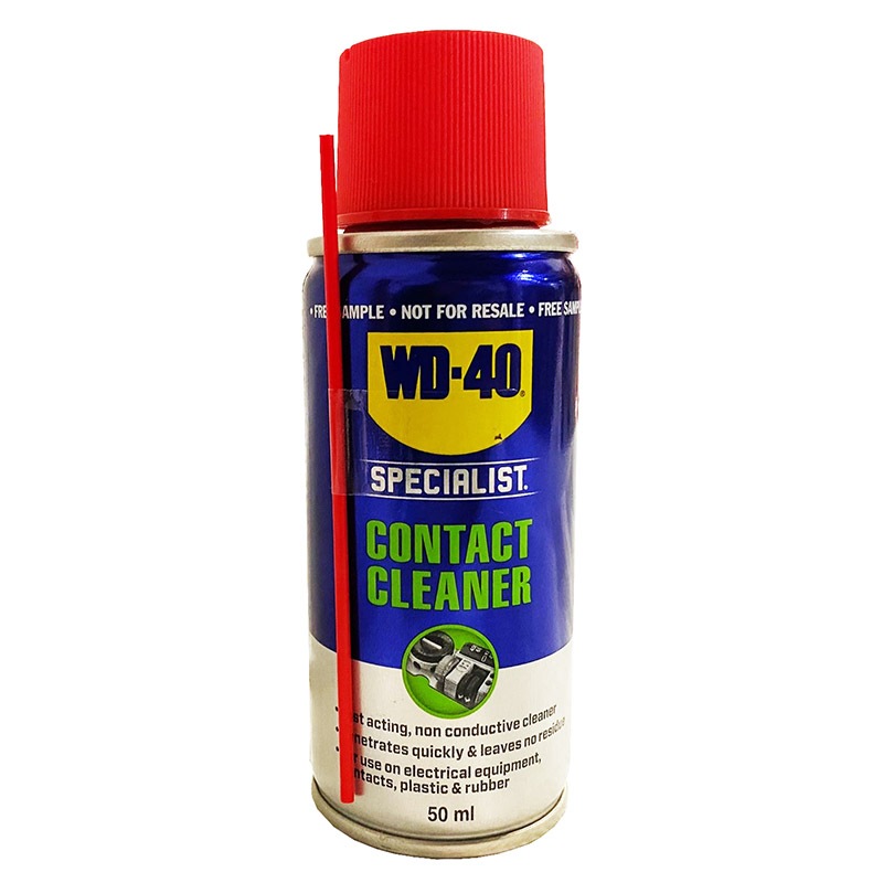 WD-40 น้ำมัน CONTACT CLEANER น้ำยาสัมผัสหน้าไฟฟ้า 50ML. ไม่มีวันหมดอายุ