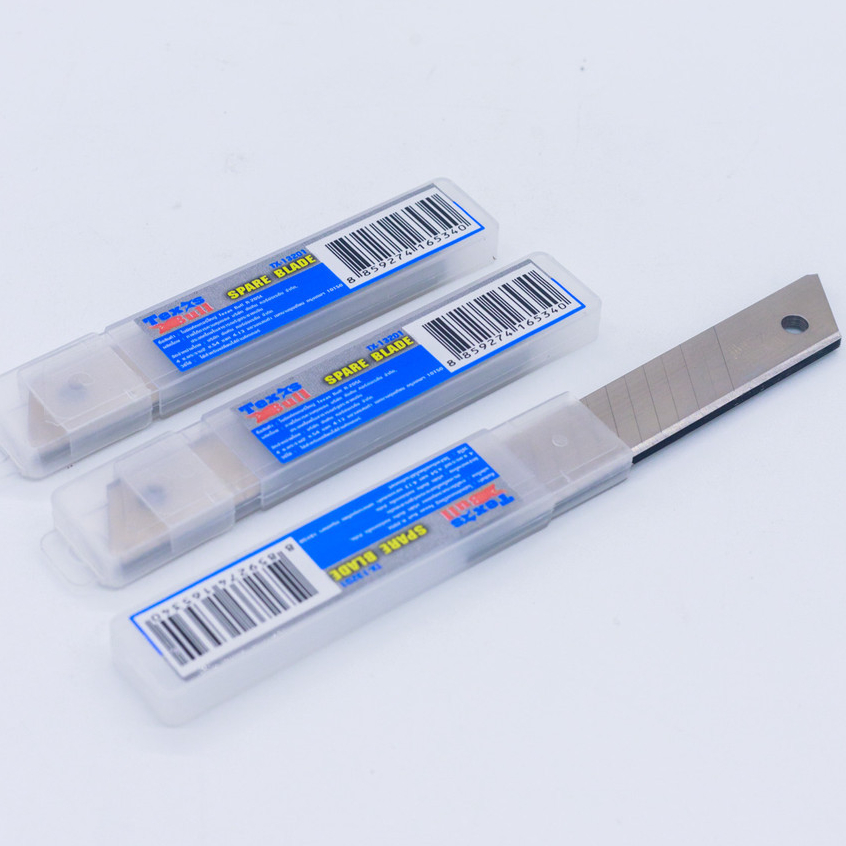 (1 หลอด) ใบมีดคัตเตอร์ใหญ่ Texas Bull 6ใบ TX-13201 คมกริบ ทนทาน ไม่หักง่าย แข็ง ไม่บิดงอ
