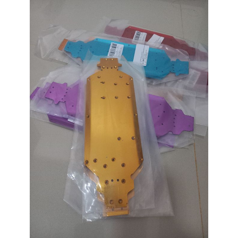(สินค้าในไทย) wltoys เพลท แผ่นฐานรองอัพเกรดโลหะ สำหรับ WLtoys 1/12 124019 124017 124016 อื่นๆ