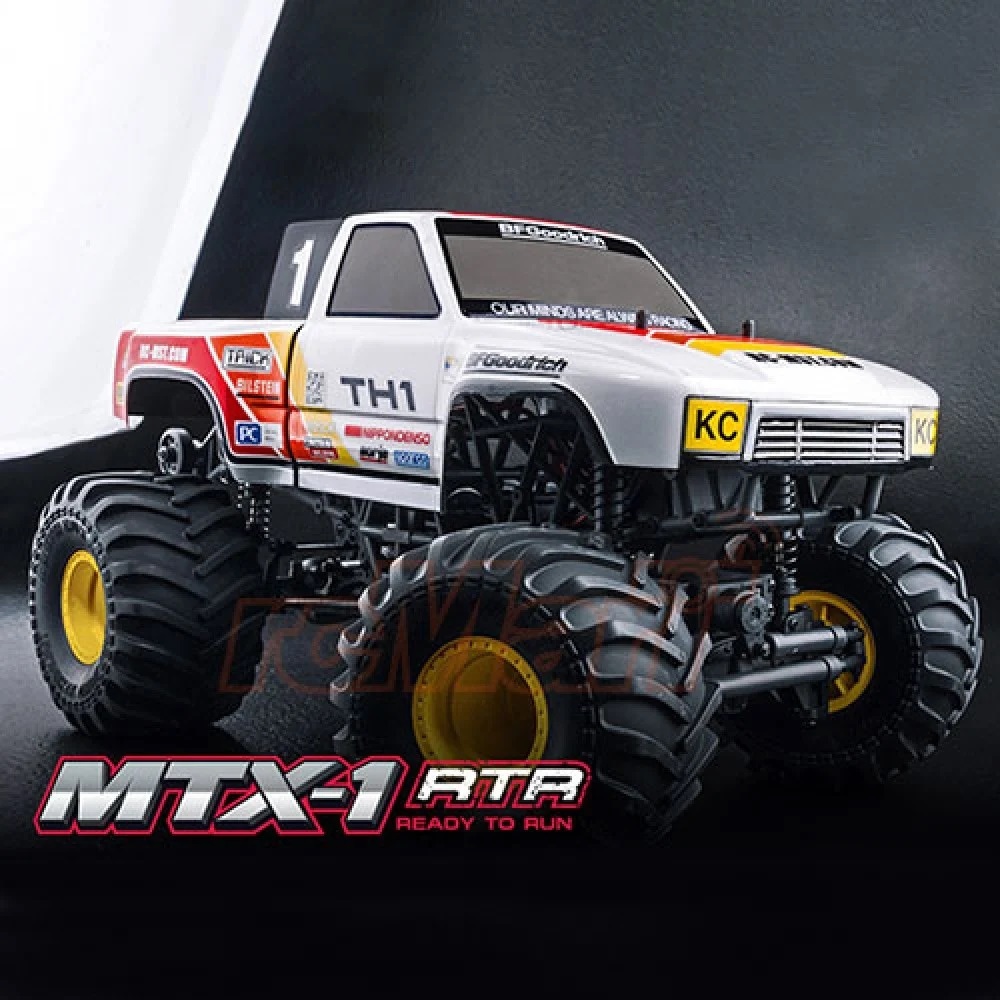 MST MTX-1 1/10 2WD RTR MONSTER TRUCK MODEL: 531602W W/ TH1 WHITE BODY 2.4GHZ RADIO