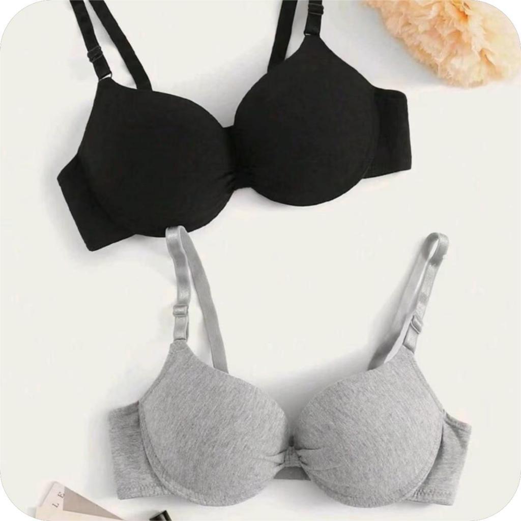 จุดใหม่ผ้าฝ้ายผู้หญิงสายคล้องไหล่เดี่ยว push-up เซ็กซี่ถ้วย bra ชุดชั้นในแหวนเหล็ก bra