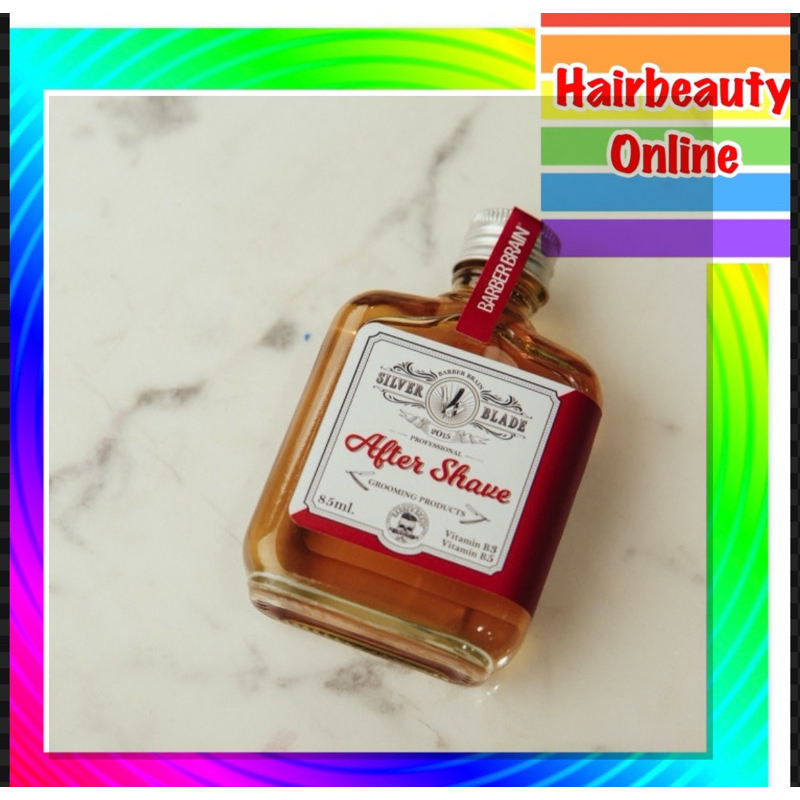#Barber Brain After Shave ใช้บำรุงผิวหน้า หลัง โกนหนวด 85ml. กลิ่นหอมสดชื่น