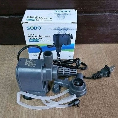 ปั๊มน้ำ Sobo WP-1250 สำหรับตู้ปลา บ่อปลาคาร์ฟปลาสวยงาม มีทุกรุ่นสั่งได้ครับ