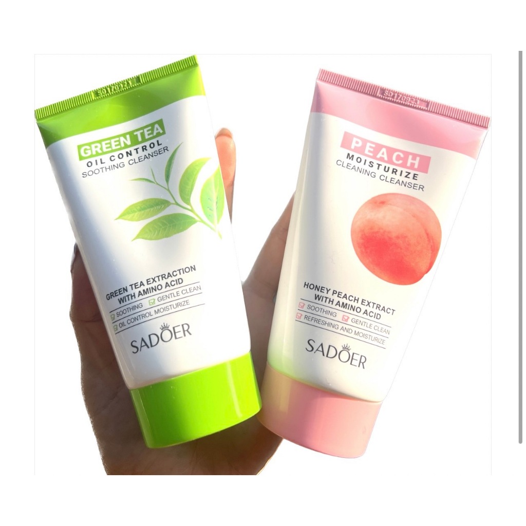 SADOER Foam Cleanser สูตรทำความสะอาดอย่างล้ำลึก ขจัดสิ่งสกปรก ผิวกระจ่างใส