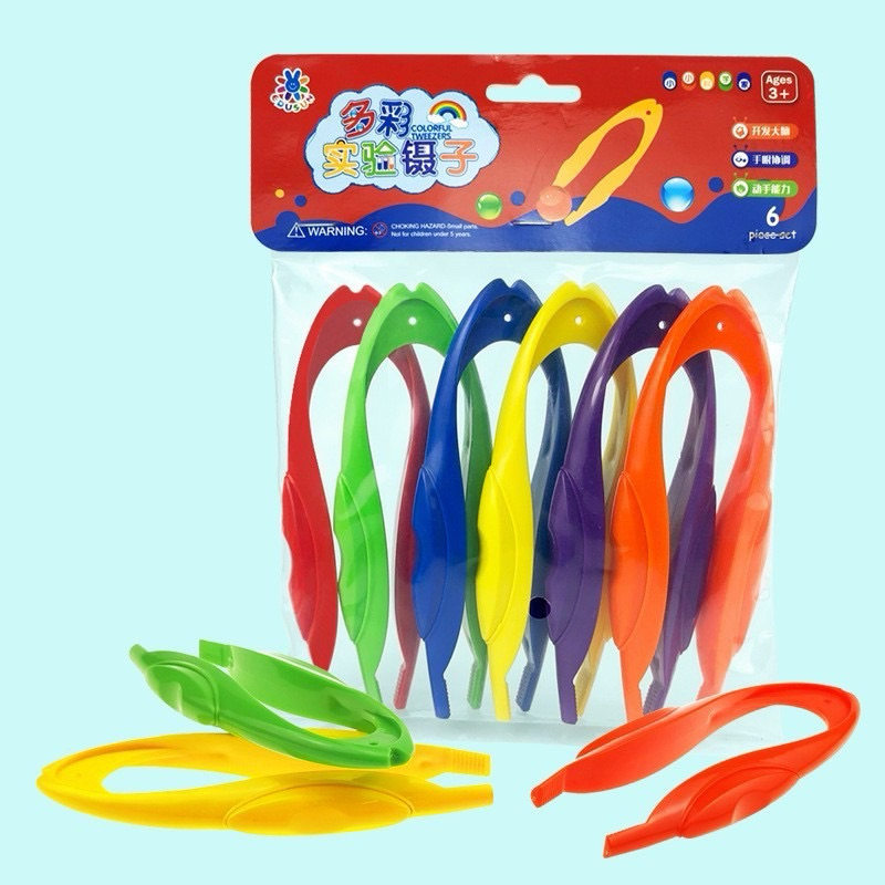 Jumbo Tweezers ที่คีบสำหรับเด็ก ไซส์ใหญ่ Sensory Play Lookmaebaby