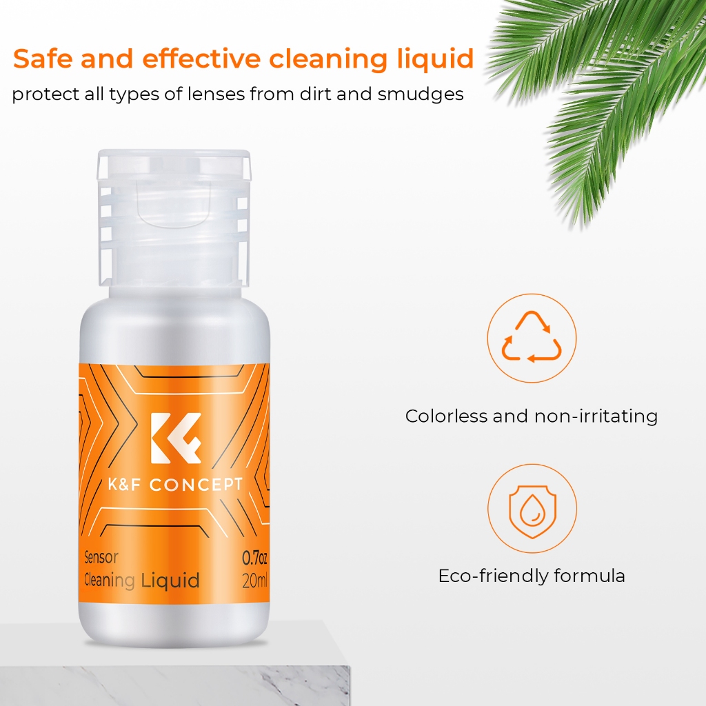K&F ชุดทำความสะอาดเซ็นเซอร์กล้อง SENSOR Cleaning Set K&F Concept พร้อมน้ำยา SENSOR LIQUID