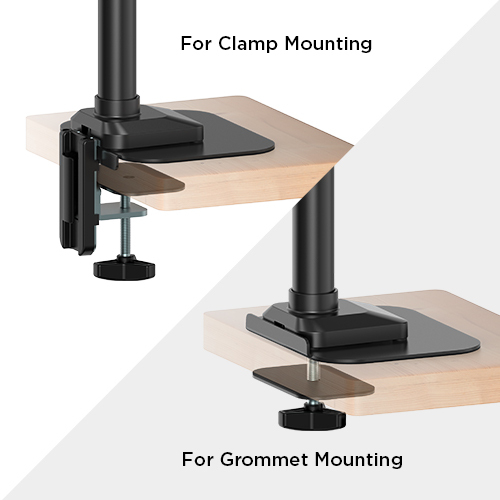 แผ่นรองแขนจับจอมอนิเตอร์ แผ่นรองขาตั้งจอ Reinforcement Plate for Monitor Arm การป้องกันแก้วโลหะ แผ่นเสริมเหล็ก