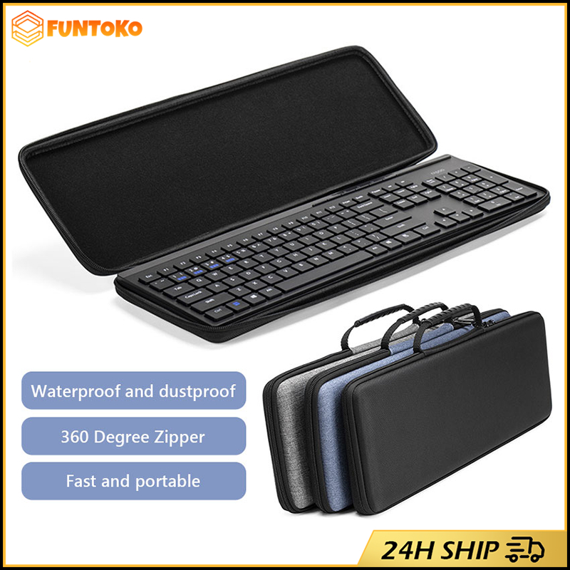 case keyboard  สำหรับใส่เคสคีย์บอร์ดแข็ง ขนาด45.5*15.5*3CM พร้อมส่ง