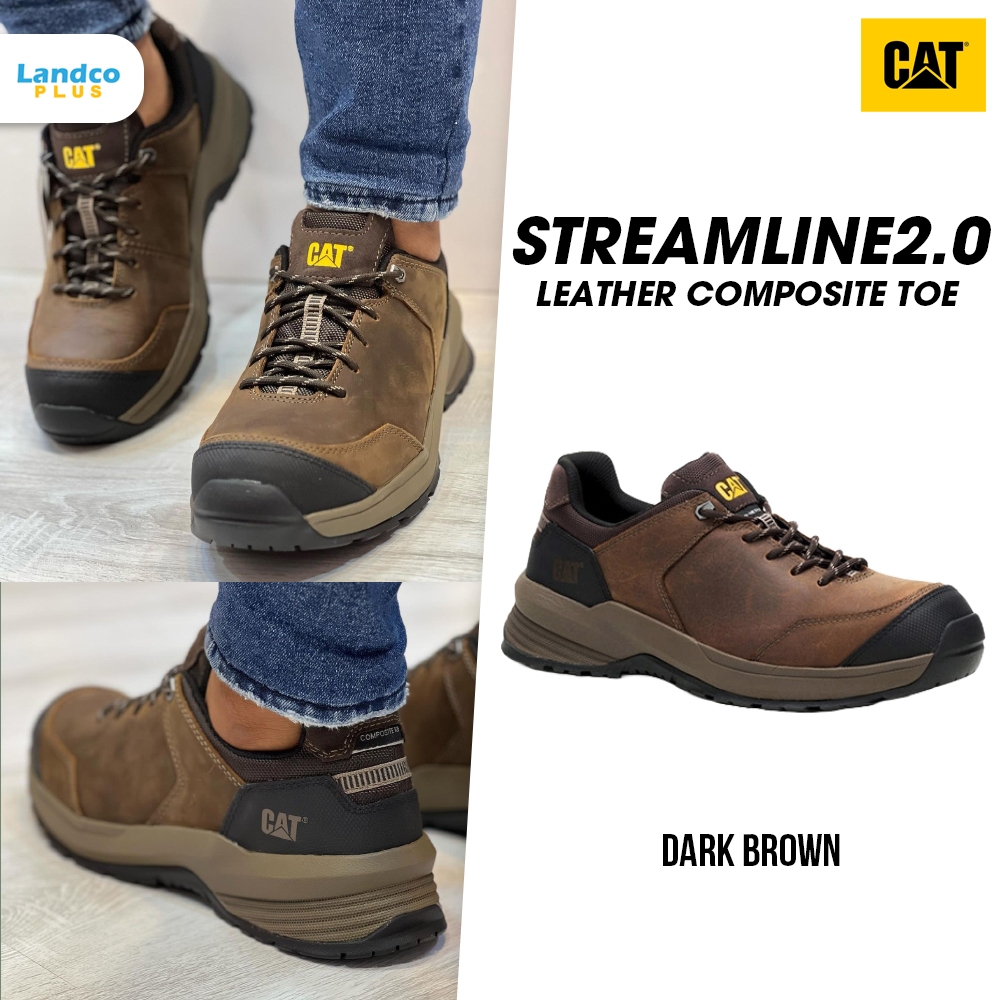 CAT Caterpillar รองเท้าเซฟตี้ผู้ชาย M Streamline Composite Toe 2.0 P91350  (6200)